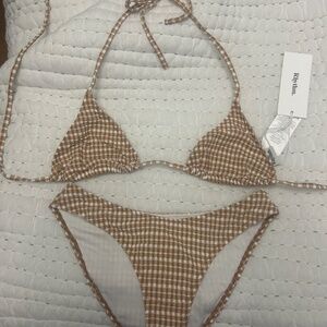 Rhythm swim gingham bikini